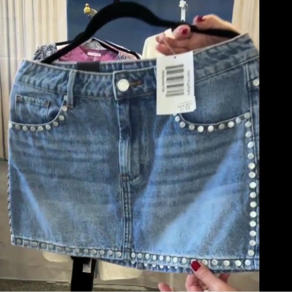 BLANKNYC
Studded Denim Mini Skirt - Picture 8 of 11